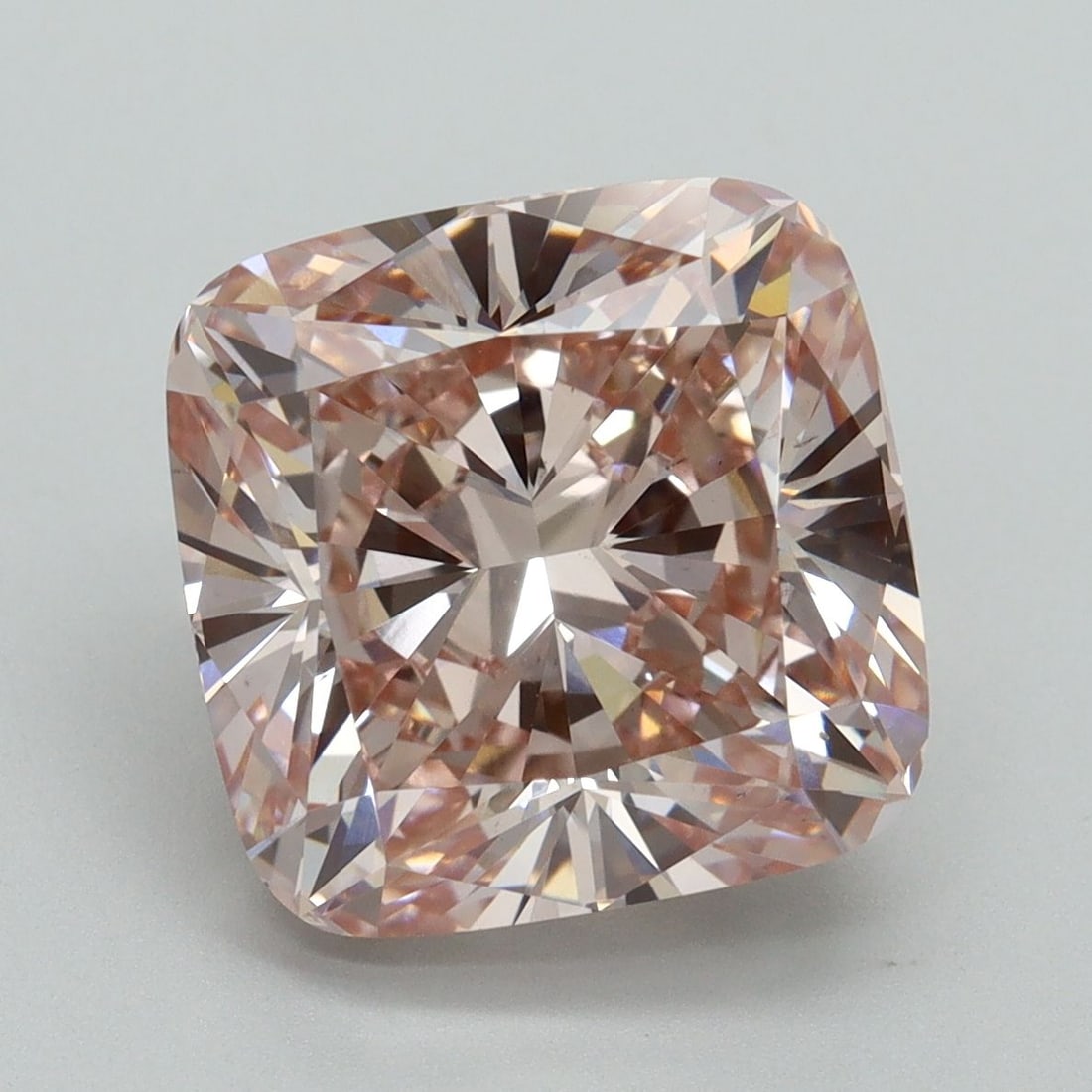 Loose Diamond - CUSHION BRILLIANT 6.39ct Fancy Intense Pink VS1: Loose Diamond - CUSHION BRILLIANT 6.39ct Fancy Intense Pink VS1 Source: This is a real non-mined Diamond that has been grown in a lab Shape: CUSHION BRILLIANT Carats: 6.39 Color: Fancy Intense Pink