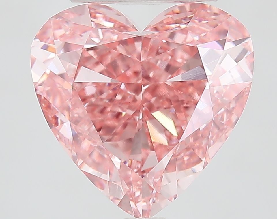 Loose Diamond - HEART 6.06ct Fancy Vivid Pink VS1: Loose Diamond - HEART 6.06ct Fancy Vivid Pink VS1 Source: This is a real non-mined Diamond that has been grown in a lab Shape: HEART Carats: 6.06 Color: Fancy Vivid Pink Certification: IGI Video: