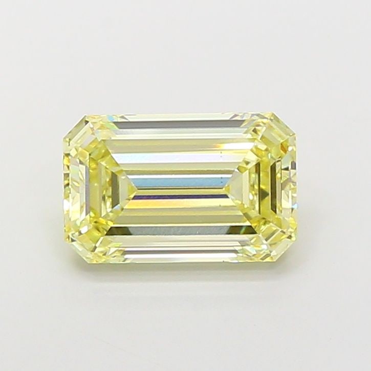 Loose Diamond - EMERALD 5.0ct Fancy Yellow VS1: Loose Diamond - EMERALD 5.0ct Fancy Yellow VS1 Source: This is a real non-mined Diamond that has been grown in a lab Shape: EMERALD Carats: 5.0 Color: Fancy Yellow Certification: IGI Video: