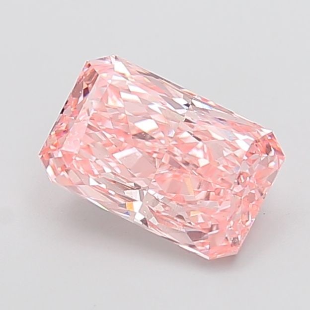 Loose Diamond - RADIANT 2.33ct Fancy Vivid Pink VS1: Loose Diamond - RADIANT 2.33ct Fancy Vivid Pink VS1 Source: This is a real non-mined Diamond that has been grown in a lab Shape: RADIANT Carats: 2.33 Color: Fancy Vivid Pink Certification: IGI Video: