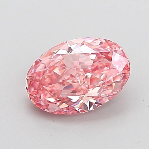 Loose Diamond - OVAL 1.23ct Fancy Vivid Pink VS1: Loose Diamond - OVAL 1.23ct Fancy Vivid Pink VS1 Source: This is a real non-mined Diamond that has been grown in a lab Shape: OVAL Carats: 1.23 Color: Fancy Vivid Pink Certification: IGI Video: