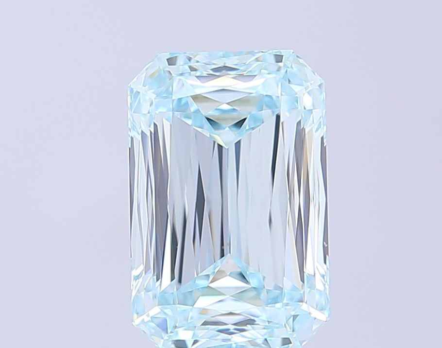 Loose Diamond - RADIANT 3.06ct Fancy Blueish Green VS1: Loose Diamond - RADIANT 3.06ct Fancy Blueish Green VS1 Source: This is a real non-mined Diamond that has been grown in a lab Shape: RADIANT Carats: 3.06 Color: Fancy Blueish Green Certification: IGI V