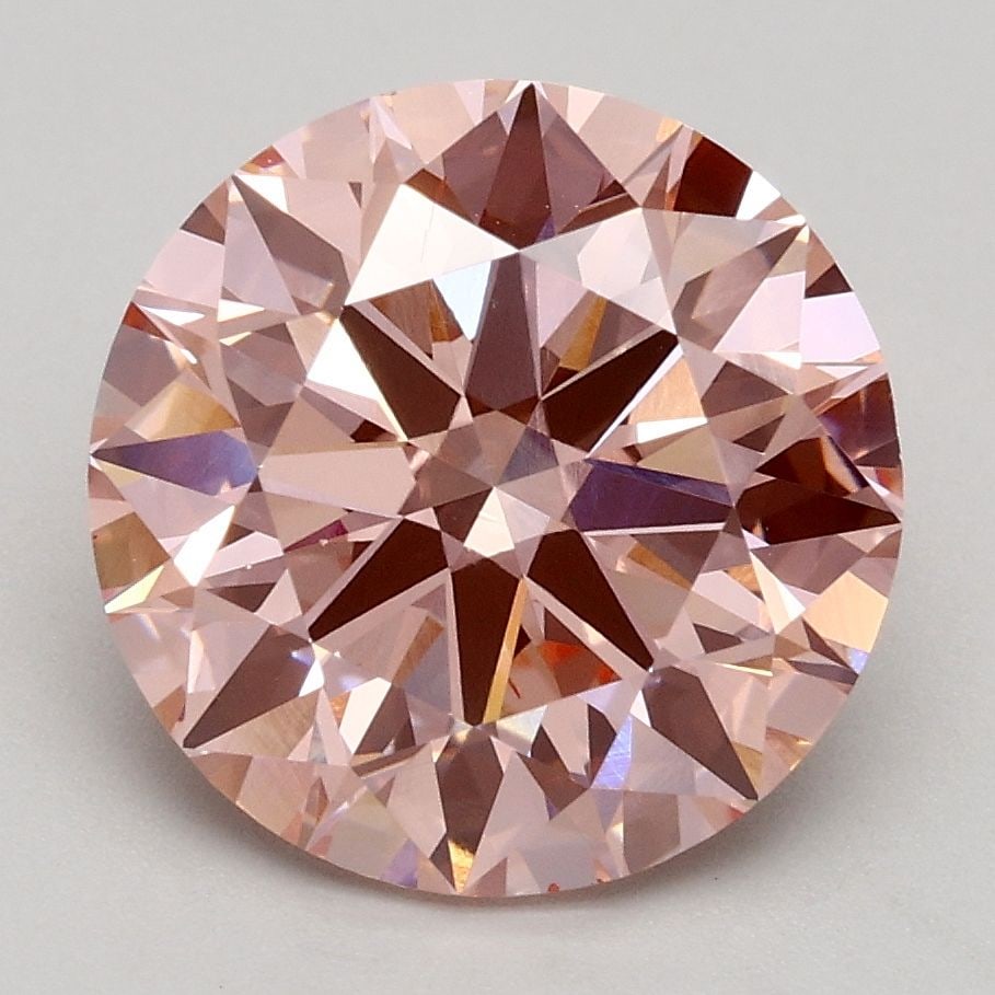 Ideal Loose Diamond - ROUND 2.8ct Fancy Intense Pink VS2: Ideal Loose Diamond - ROUND 2.8ct Fancy Intense Pink VS2 Source: This is a real non-mined Diamond that has been grown in a lab Shape: ROUND Carats: 2.8 Color: Fancy Intense Pink Certification: IGI Vid