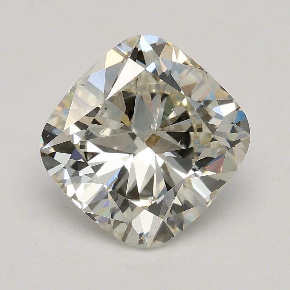 Loose Diamond - CUSHION MODIFIED 2.01ct J SI1: Loose Diamond - CUSHION MODIFIED 2.01ct J SI1 Source: This is a real non-mined Diamond that has been grown in a lab Shape: CUSHION MODIFIED Carats: 2.01 Color: J Clarity: SI1 Certification: IGI Video: