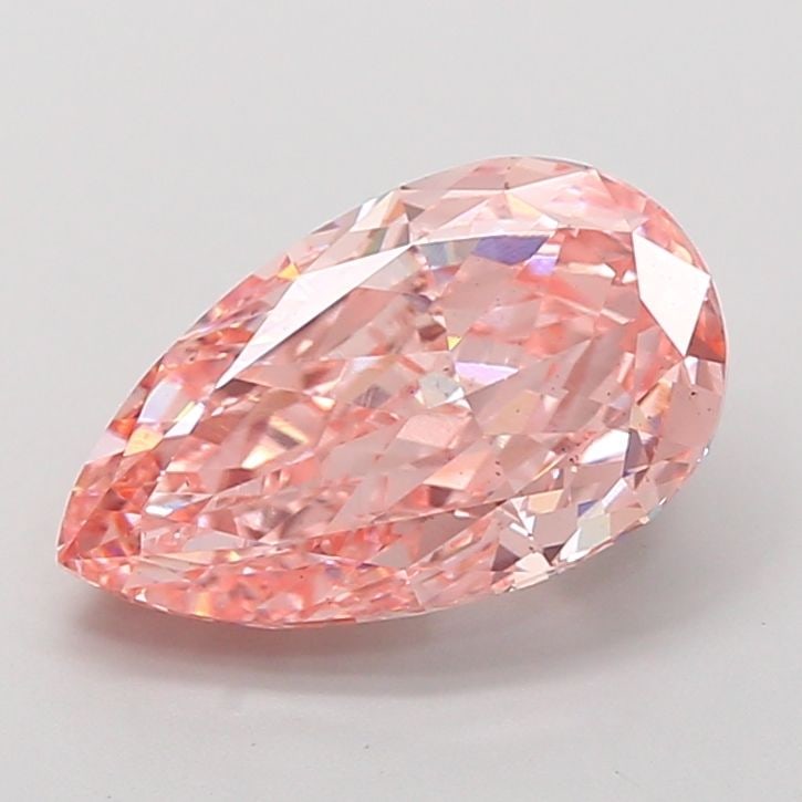 Loose Diamond - PEAR 4.26ct Fancy Vivid Pink VS2: Loose Diamond - PEAR 4.26ct Fancy Vivid Pink VS2 Source: This is a real non-mined Diamond that has been grown in a lab Shape: PEAR Carats: 4.26 Color: Fancy Vivid Pink Certification: IGI Video: