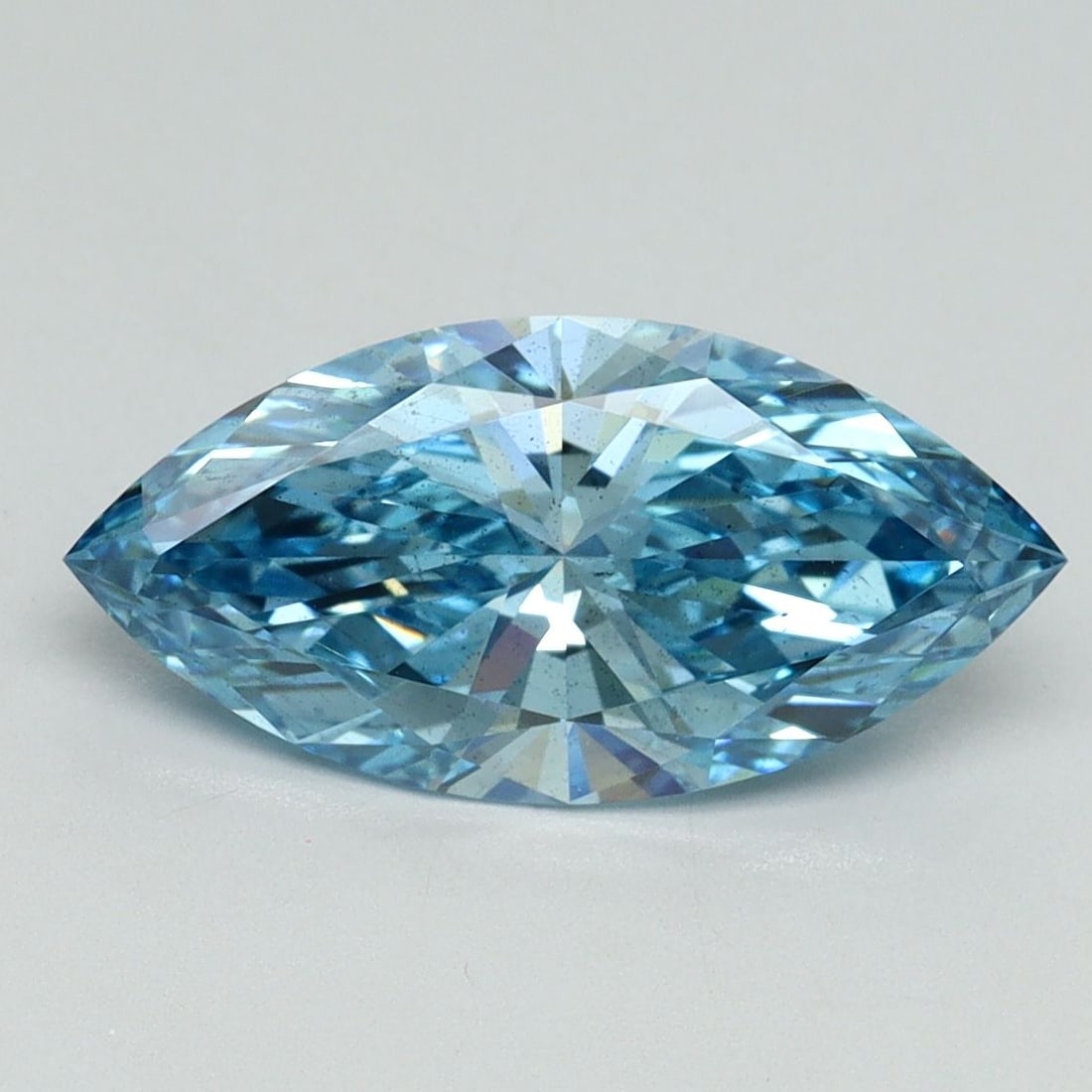 Loose Diamond - MARQUISE 2.0ct Fancy Vivid Blue SI1: Loose Diamond - MARQUISE 2.0ct Fancy Vivid Blue SI1 Source: This is a real non-mined Diamond that has been grown in a lab Shape: MARQUISE Carats: 2.0 Color: Fancy Vivid Blue Certification: IGI Video: