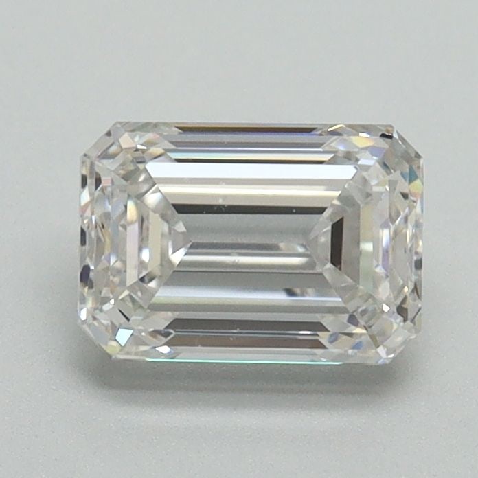 Loose Diamond - EMERALD 1.09ct F VS2: Loose Diamond - EMERALD 1.09ct F VS2 Source: This is a real non-mined Diamond that has been grown in a lab Shape: EMERALD Carats: 1.09 Color: F Clarity: VS2 Certification: NONE Video: