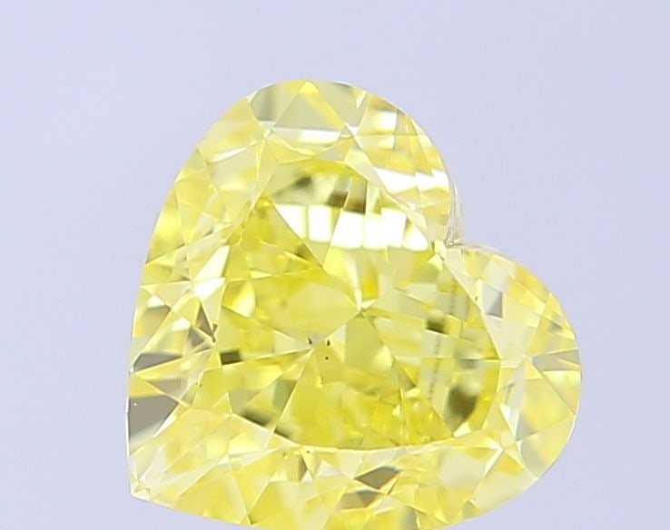 Loose Diamond - HEART 1.52ct Fancy Intense Yellow VS1: Loose Diamond - HEART 1.52ct Fancy Intense Yellow VS1 Source: This is a real non-mined Diamond that has been grown in a lab Shape: HEART Carats: 1.52 Color: Fancy Intense Yellow Certification: IGI Vid