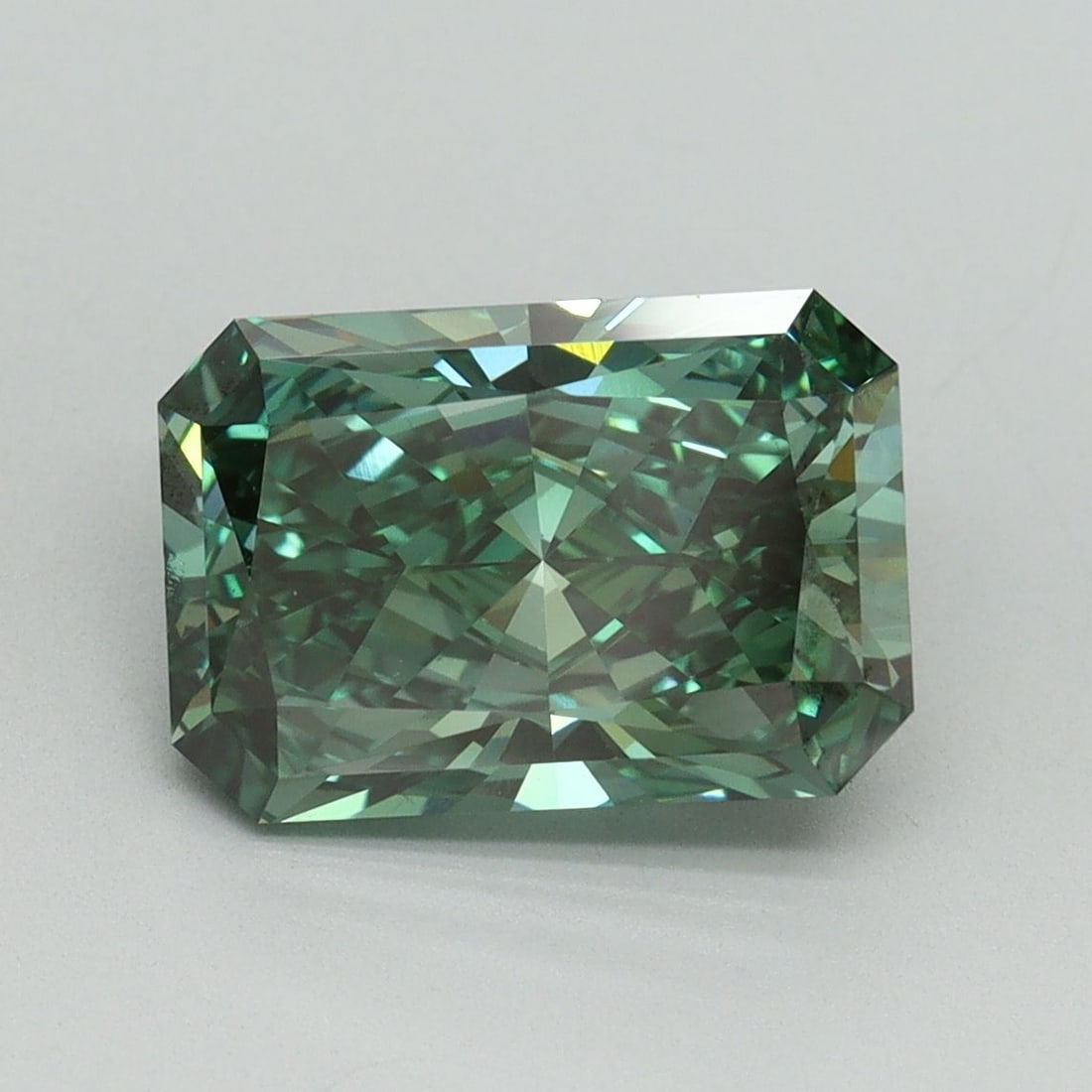 Loose Diamond - RADIANT 3.06ct Fancy Vivid Green VS1 (1 of 1)