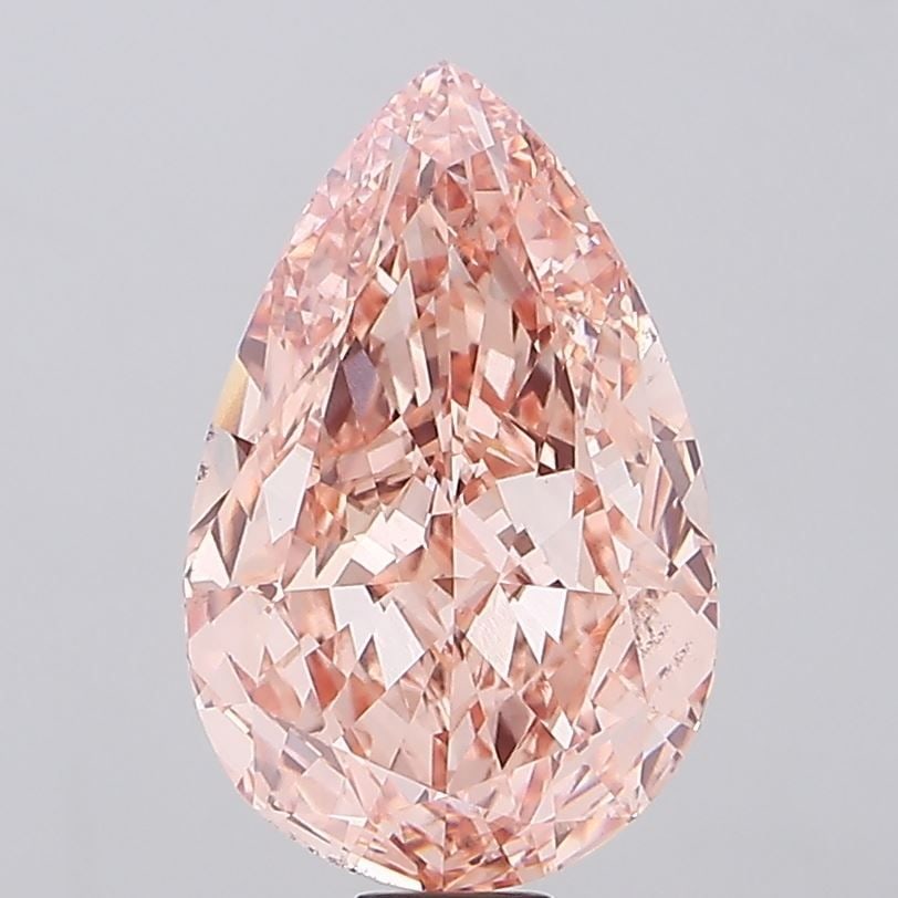 Loose Diamond - PEAR 30.06ct Fancy Vivid Pink VS1: Loose Diamond - PEAR 30.06ct Fancy Vivid Pink VS1 Source: This is a real non-mined Diamond that has been grown in a lab Shape: PEAR Carats: 30.06 Color: Fancy Vivid Pink Certification: IGI Video: