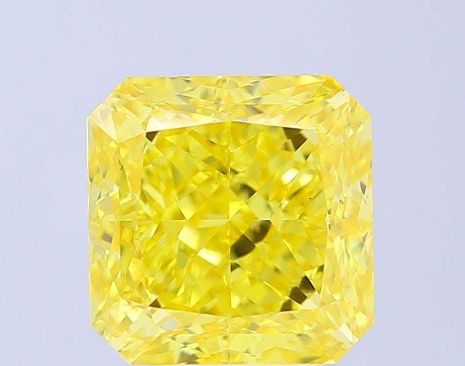 Loose Diamond - SQUARE RADIANT 5.01ct Fancy Vivid Yellow VS1: Loose Diamond - SQUARE RADIANT 5.01ct Fancy Vivid Yellow VS1 Source: This is a real non-mined Diamond that has been grown in a lab Shape: SQUARE RADIANT Carats: 5.01 Color: Fancy Vivid Yellow Certific