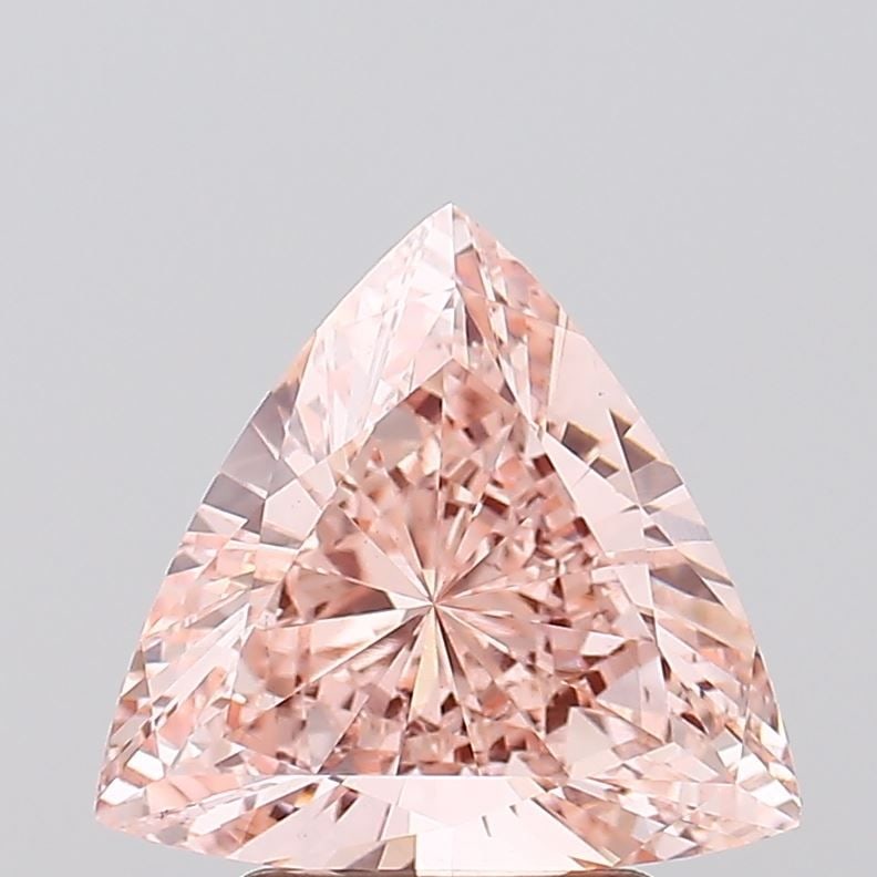 Loose Diamond - TRIANGULAR 2.1ct Fancy Intense Pink VS1: Loose Diamond - TRIANGULAR 2.1ct Fancy Intense Pink VS1 Source: This is a real non-mined Diamond that has been grown in a lab Shape: TRIANGULAR Carats: 2.1 Color: Fancy Intense Pink Certification: IGI