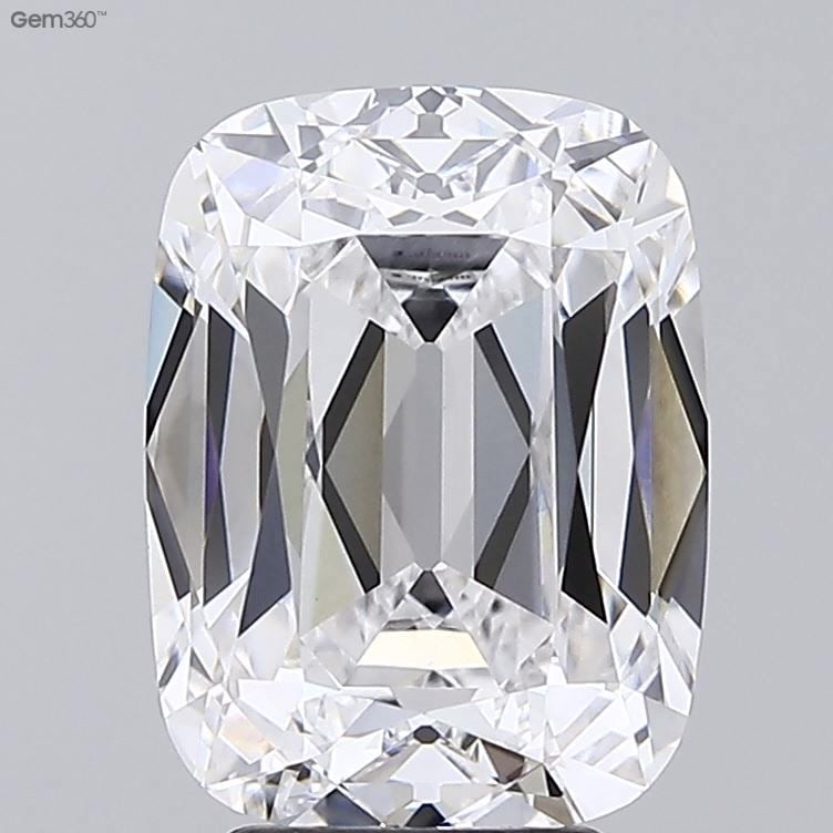 Loose Diamond - CUSHION MODIFIED 4.2ct D VVS2: Loose Diamond - CUSHION MODIFIED 4.2ct D VVS2 Source: This is a real non-mined Diamond that has been grown in a lab Shape: CUSHION MODIFIED Carats: 4.2 Color: D Clarity: VVS2 Certification: IGI Video: