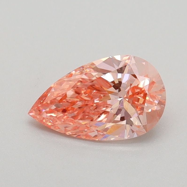 Loose Diamond - PEAR 0.7ct Fancy Vivid Pink VS1: Loose Diamond - PEAR 0.7ct Fancy Vivid Pink VS1 Source: This is a real non-mined Diamond that has been grown in a lab Shape: PEAR Carats: 0.7 Color: Fancy Vivid Pink Certification: IGI Video: