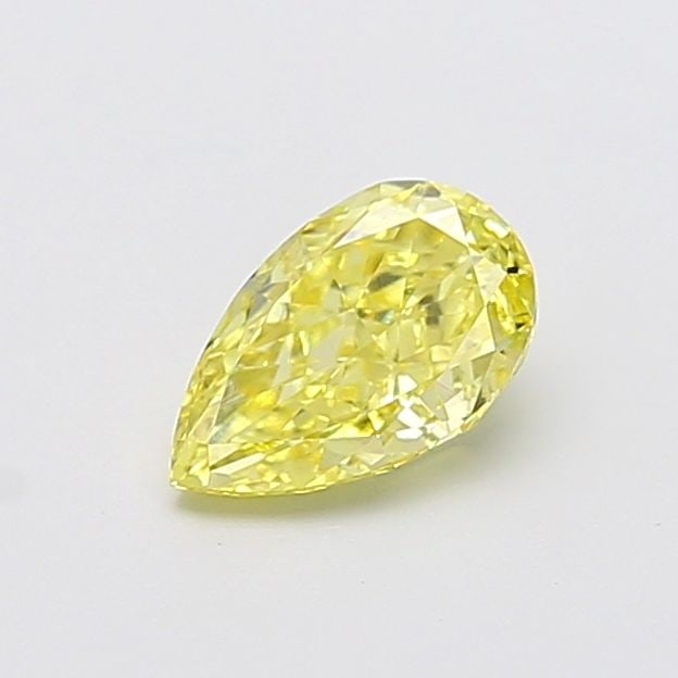 Loose Diamond - PEAR 1.03ct Fancy Intense Yellow VS1: Loose Diamond - PEAR 1.03ct Fancy Intense Yellow VS1 Source: This is a real non-mined Diamond that has been grown in a lab Shape: PEAR Carats: 1.03 Color: Fancy Intense Yellow Certification: IGI Video