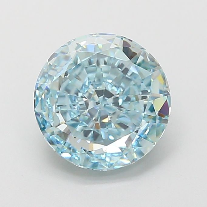 Loose Diamond - ROUND 2.27ct Fancy Intense Blue VS1: Loose Diamond - ROUND 2.27ct Fancy Intense Blue VS1 Source: This is a real non-mined Diamond that has been grown in a lab Shape: ROUND Carats: 2.27 Color: Fancy Intense Blue Certification: IGI Video: