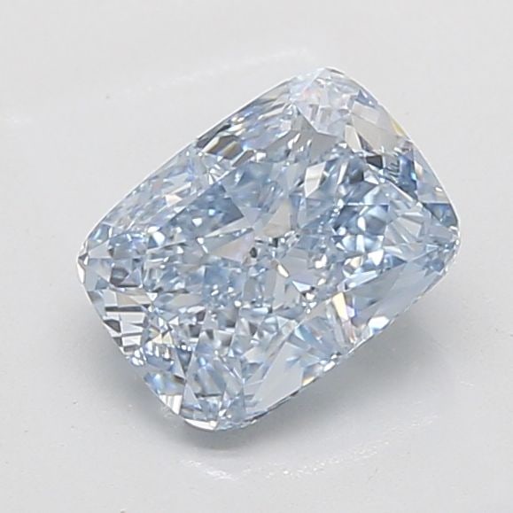 Loose Diamond - CUSHION MODIFIED 2.71ct Fancy Blue VS1: Loose Diamond - CUSHION MODIFIED 2.71ct Fancy Blue VS1 Source: This is a real non-mined Diamond that has been grown in a lab Shape: CUSHION MODIFIED Carats: 2.71 Color: Fancy Blue Certification: IGI V