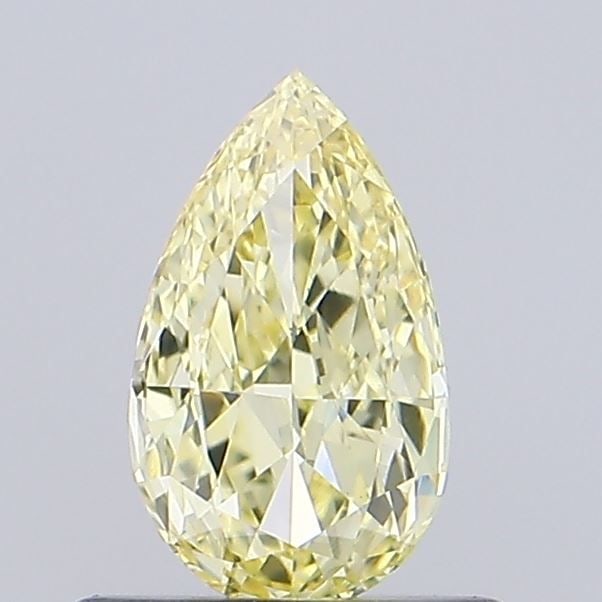 Loose Diamond - PEAR 0.44ct Fancy Yellow VS1: Loose Diamond - PEAR 0.44ct Fancy Yellow VS1 Source: This is a real non-mined Diamond that has been grown in a lab Shape: PEAR Carats: 0.44 Color: Fancy Yellow Certification: IGI Video: