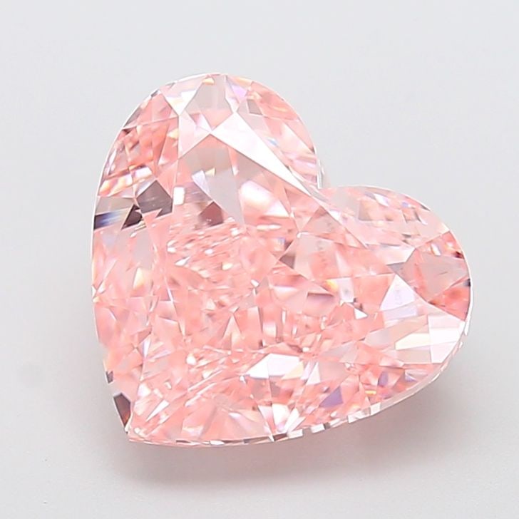 Loose Diamond - HEART 6.09ct Fancy Vivid Pink VVS2: Loose Diamond - HEART 6.09ct Fancy Vivid Pink VVS2 Source: This is a real non-mined Diamond that has been grown in a lab Shape: HEART Carats: 6.09 Color: Fancy Vivid Pink Certification: IGI Video: