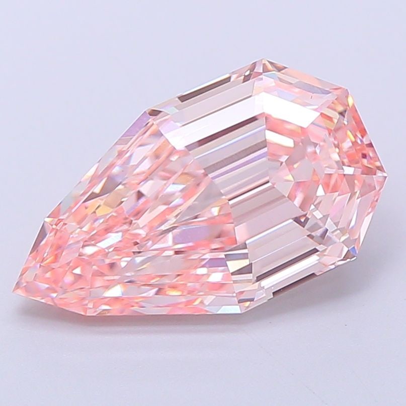 Loose Diamond - OTHER 3.14ct Fancy Vivid Pink VVS2: Loose Diamond - OTHER 3.14ct Fancy Vivid Pink VVS2 Source: This is a real non-mined Diamond that has been grown in a lab Shape: OTHER Carats: 3.14 Color: Fancy Vivid Pink Certification: IGI Video: