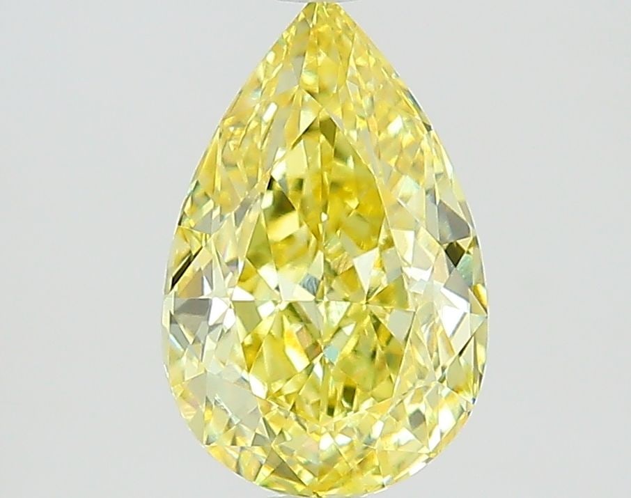 Loose Diamond - PEAR 2.02ct Fancy Intense Yellow VVS2: Loose Diamond - PEAR 2.02ct Fancy Intense Yellow VVS2 Source: This is a real non-mined Diamond that has been grown in a lab Shape: PEAR Carats: 2.02 Color: Fancy Intense Yellow Certification: IGI Vide