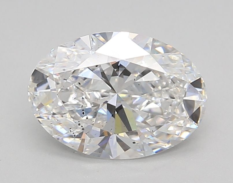 Loose Diamond - OVAL 1.65ct E SI2: Loose Diamond - OVAL 1.65ct E SI2 Source: This is a real non-mined Diamond that has been grown in a lab Shape: OVAL Carats: 1.65 Color: E Clarity: SI2 Certification: NONE Video: