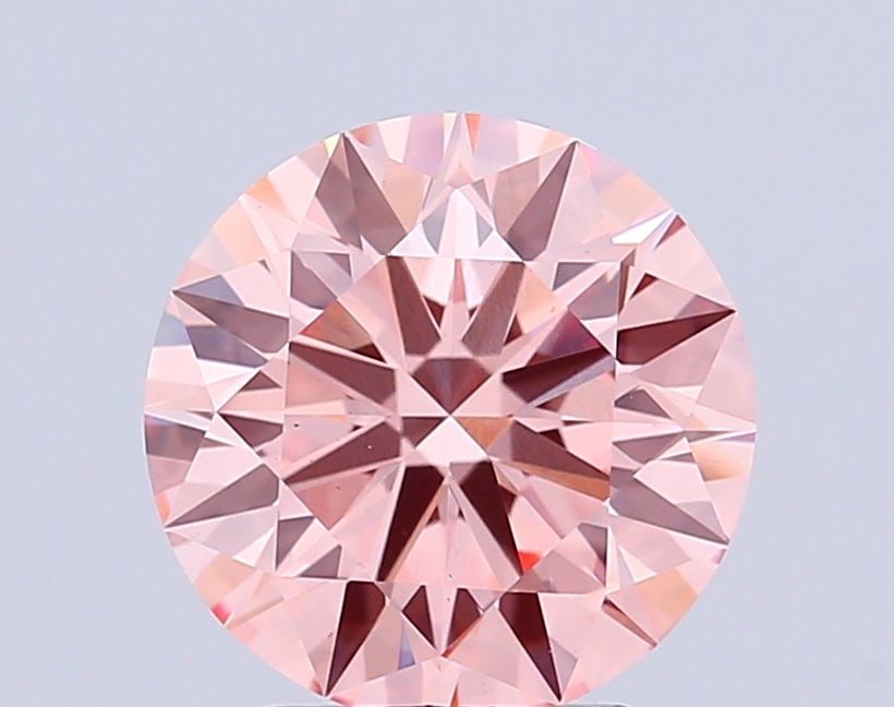 Ideal Loose Diamond - ROUND 2.98ct Fancy Intense Pink VS1 (1 of 1)