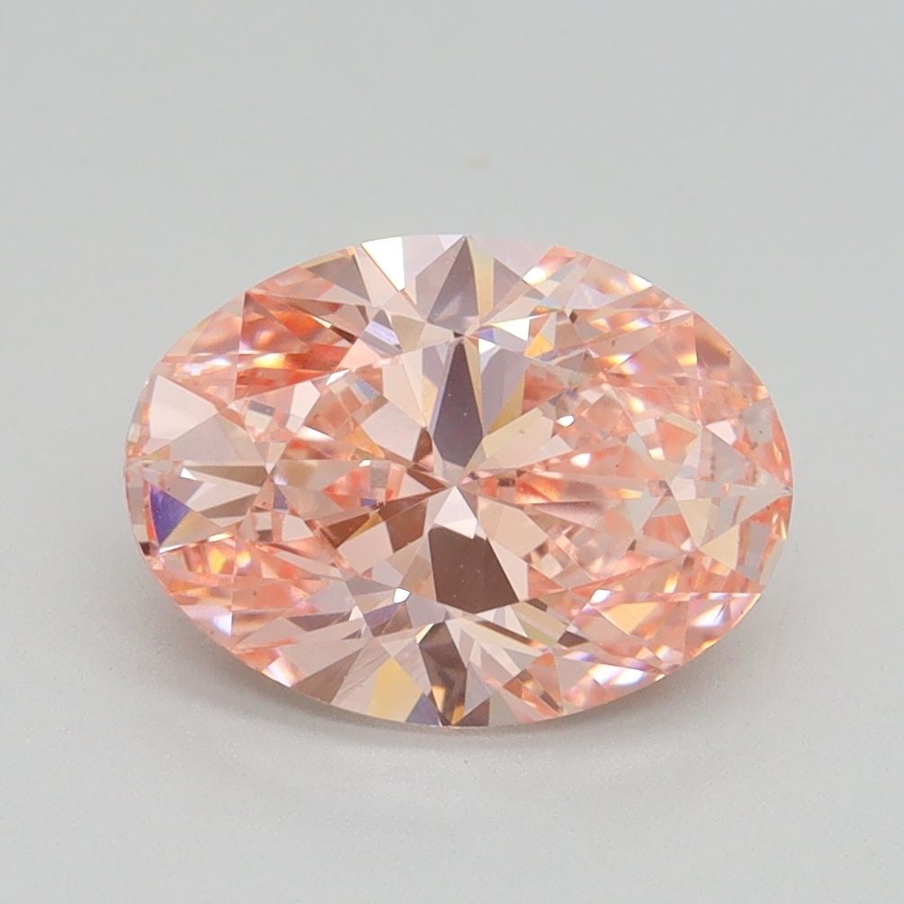 Loose Diamond - OVAL 2.2ct Fancy Intense Pink VS2: Loose Diamond - OVAL 2.2ct Fancy Intense Pink VS2 Source: This is a real non-mined Diamond that has been grown in a lab Shape: OVAL Carats: 2.2 Color: Fancy Intense Pink Certification: IGI Video: