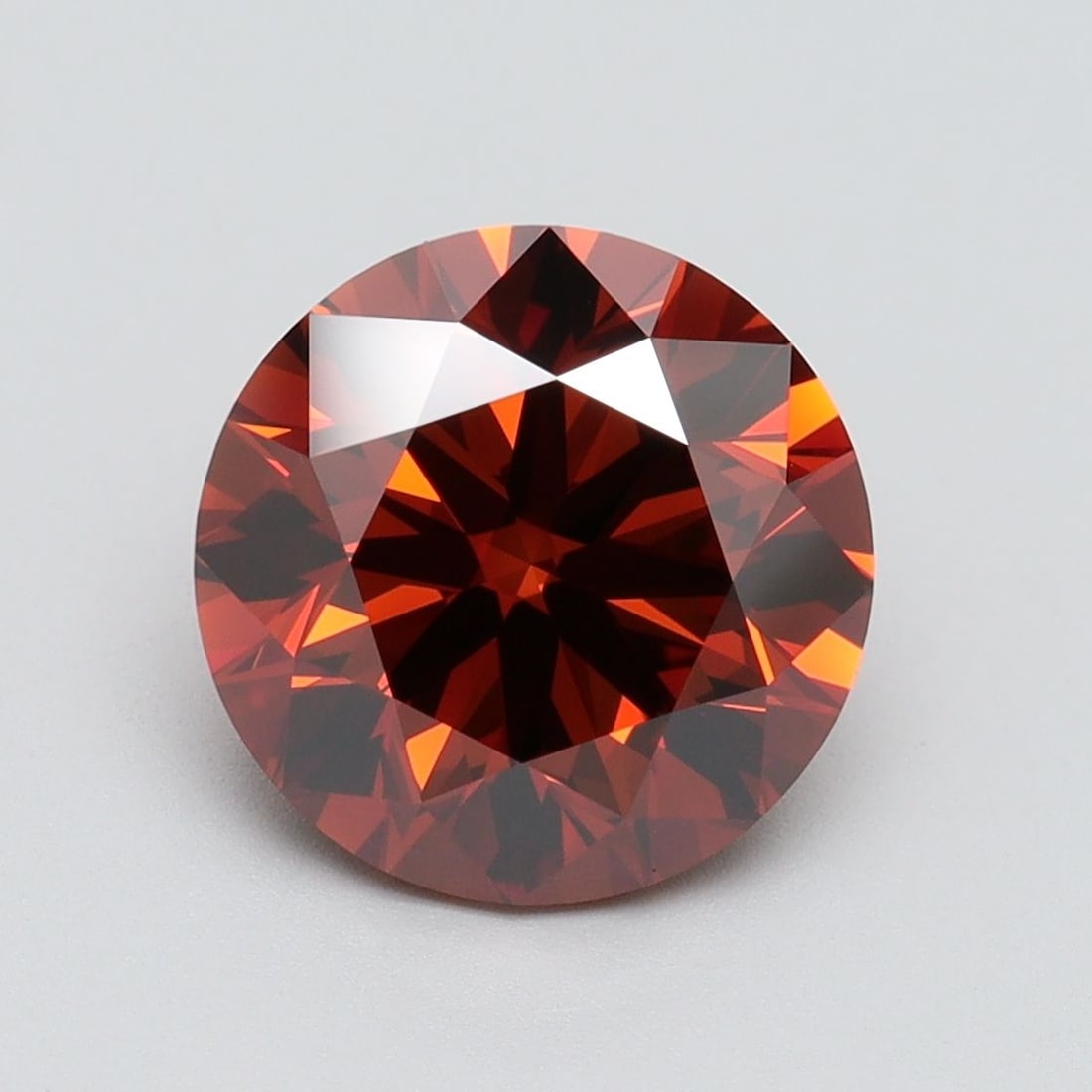 Ideal Loose Diamond - ROUND 3.21ct Fancy Intense Brownish Orange VVS2: Ideal Loose Diamond - ROUND 3.21ct Fancy Intense Brownish Orange VVS2 Source: This is a real non-mined Diamond that has been grown in a lab Shape: ROUND Carats: 3.21 Color: Fancy Intense Brownish Oran