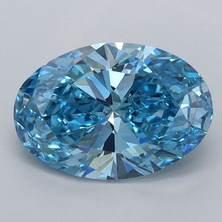 Loose Diamond - OVAL 1.2ct Fancy Vivid Blue VVS2: Loose Diamond - OVAL 1.2ct Fancy Vivid Blue VVS2 Source: This is a real non-mined Diamond that has been grown in a lab Shape: OVAL Carats: 1.2 Color: Fancy Vivid Blue Certification: IGI Video: