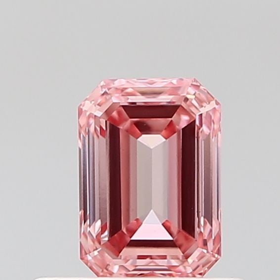 Loose Diamond - EMERALD 0.59ct Fancy Intense Pink VS1: Loose Diamond - EMERALD 0.59ct Fancy Intense Pink VS1 Source: This is a real non-mined Diamond that has been grown in a lab Shape: EMERALD Carats: 0.59 Color: Fancy Intense Pink Certification: IGI Vid