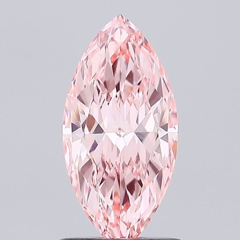 Loose Diamond - MARQUISE 1.01ct Fancy Vivid Pink VVS2: Loose Diamond - MARQUISE 1.01ct Fancy Vivid Pink VVS2 Source: This is a real non-mined Diamond that has been grown in a lab Shape: MARQUISE Carats: 1.01 Color: Fancy Vivid Pink Certification: IGI Vide