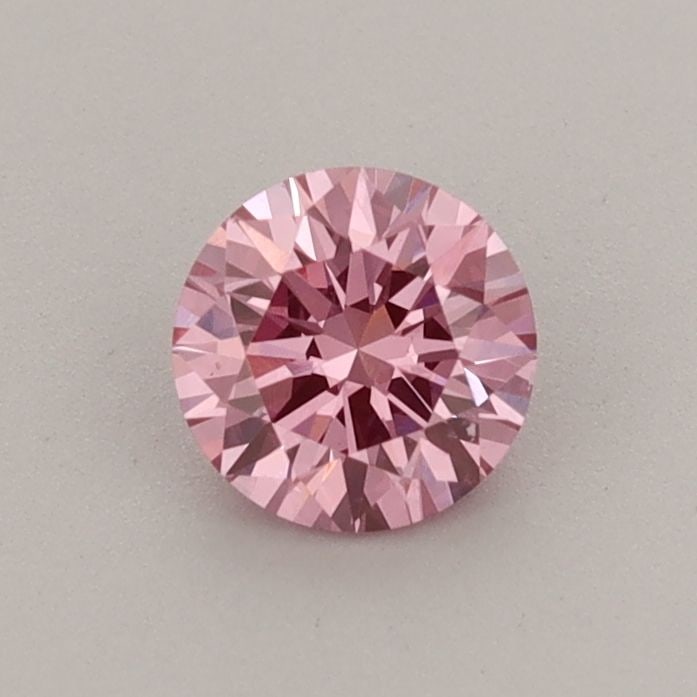 Loose Diamond - ROUND 0.48ct Fancy Vivid Pink VS1 (1 of 1)