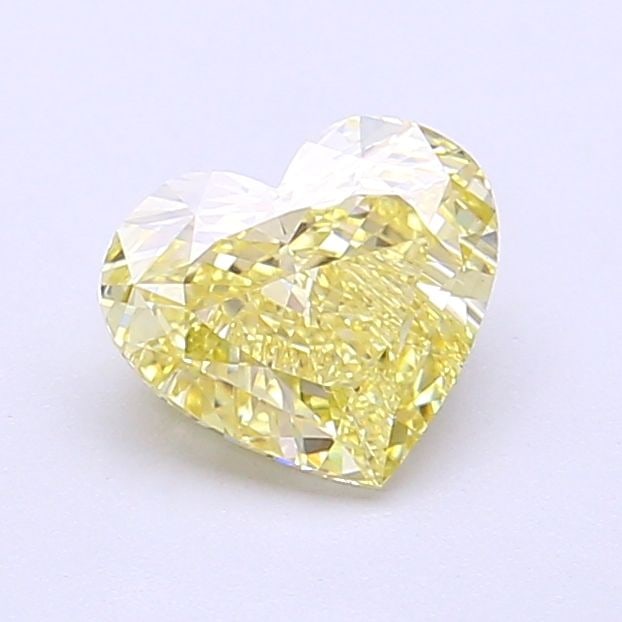 Loose Diamond - HEART 0.6ct Fancy Vivid Yellow VS1: Loose Diamond - HEART 0.6ct Fancy Vivid Yellow VS1 Source: This is a real non-mined Diamond that has been grown in a lab Shape: HEART Carats: 0.6 Color: Fancy Vivid Yellow Certification: NONE Video: