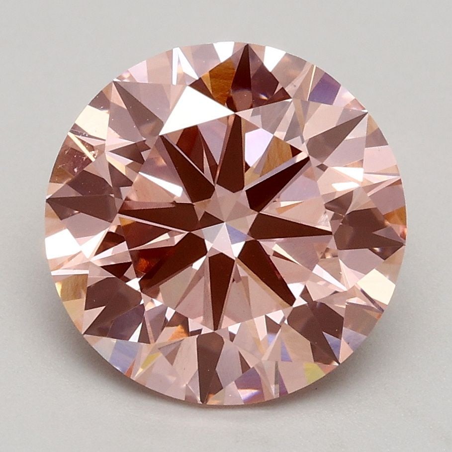 Ideal Loose Diamond - ROUND 2.53ct Fancy Intense Pink VS1: Ideal Loose Diamond - ROUND 2.53ct Fancy Intense Pink VS1 Source: This is a real non-mined Diamond that has been grown in a lab Shape: ROUND Carats: 2.53 Color: Fancy Intense Pink Certification: IGI V