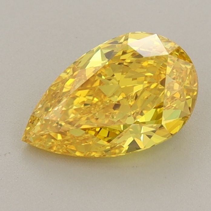 Loose Diamond - PEAR 1.14ct Fancy Vivid Yellow VVS2: Loose Diamond - PEAR 1.14ct Fancy Vivid Yellow VVS2 Source: This is a real non-mined Diamond that has been grown in a lab Shape: PEAR Carats: 1.14 Color: Fancy Vivid Yellow Certification: IGI Video: