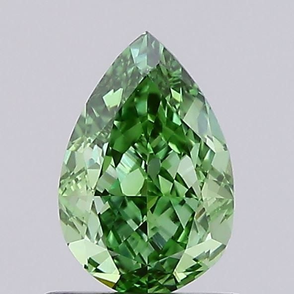 Loose Diamond - PEAR 1.02ct Fancy Vivid Green VVS1: Loose Diamond - PEAR 1.02ct Fancy Vivid Green VVS1 Source: This is a real non-mined Diamond that has been grown in a lab Shape: PEAR Carats: 1.02 Color: Fancy Vivid Green Certification: IGI PLEASE NOT