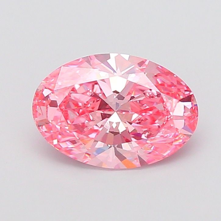 Loose Diamond - OVAL 4.04ct Fancy Vivid Pink VS1: Loose Diamond - OVAL 4.04ct Fancy Vivid Pink VS1 Source: This is a real non-mined Diamond that has been grown in a lab Shape: OVAL Carats: 4.04 Color: Fancy Vivid Pink Certification: IGI Video: