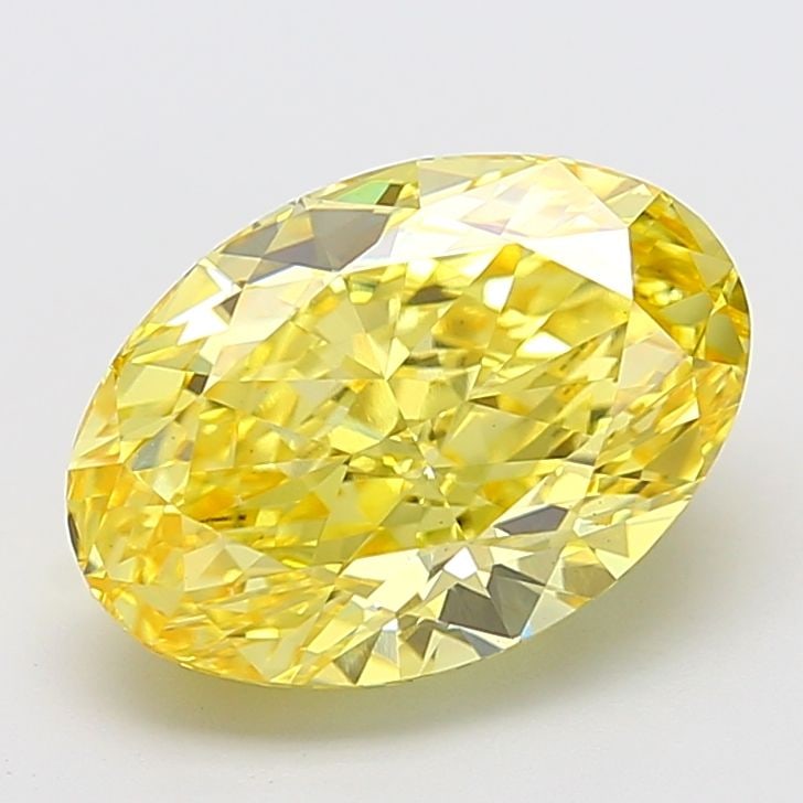 Loose Diamond - OVAL 6.11ct Fancy Intense Yellow VS1: Loose Diamond - OVAL 6.11ct Fancy Intense Yellow VS1 Source: This is a real non-mined Diamond that has been grown in a lab Shape: OVAL Carats: 6.11 Color: Fancy Intense Yellow Certification: IGI Video