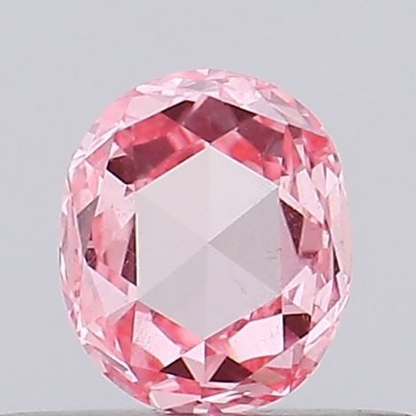 Loose Diamond - ROSE 0.37ct Fancy Vivid Pink VVS2: Loose Diamond - ROSE 0.37ct Fancy Vivid Pink VVS2 Source: This is a real non-mined Diamond that has been grown in a lab Shape: ROSE Carats: 0.37 Color: Fancy Vivid Pink Certification: NONE Video: