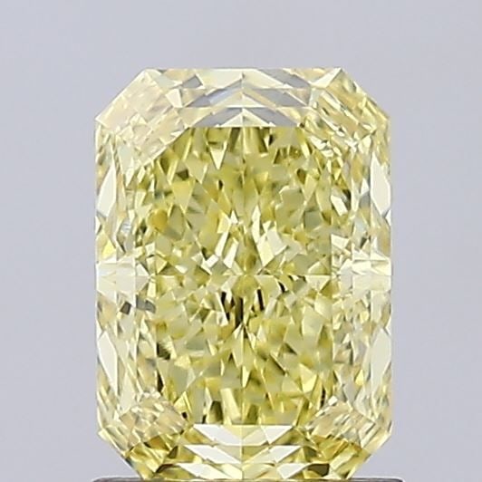 Loose Diamond - RADIANT 1.54ct Fancy Intense Yellow VS1: Loose Diamond - RADIANT 1.54ct Fancy Intense Yellow VS1 Source: This is a real non-mined Diamond that has been grown in a lab Shape: RADIANT Carats: 1.54 Color: Fancy Intense Yellow Certification: IGI