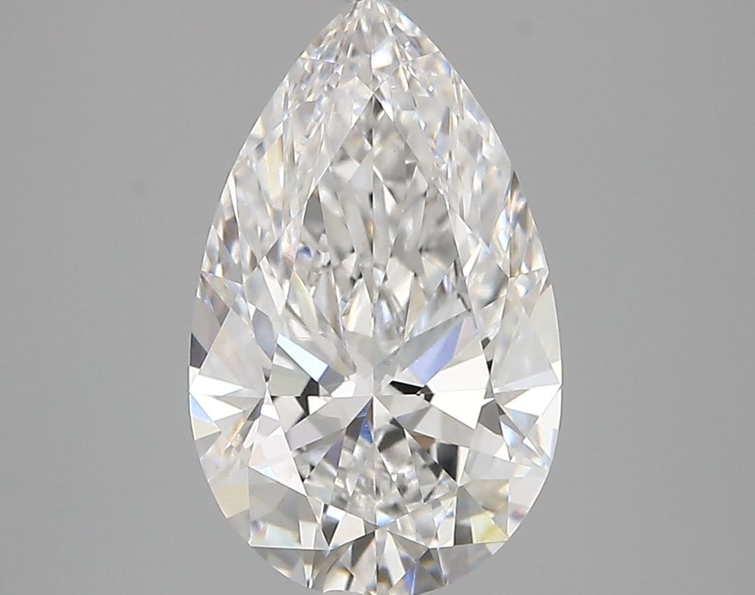 Loose Diamond - PEAR 3.02ct D VVS2: Loose Diamond - PEAR 3.02ct D VVS2 Source: This is a real non-mined Diamond that has been grown in a lab Shape: PEAR Carats: 3.02 Color: D Clarity: VVS2 Certification: IGI Video: