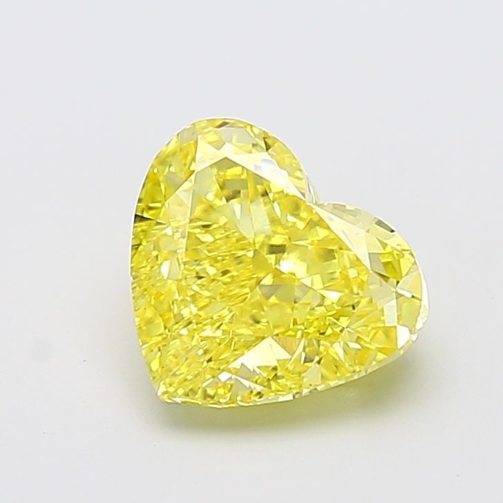 Loose Diamond - HEART 3.1ct Fancy Vivid Yellow VS1 (1 of 1)
