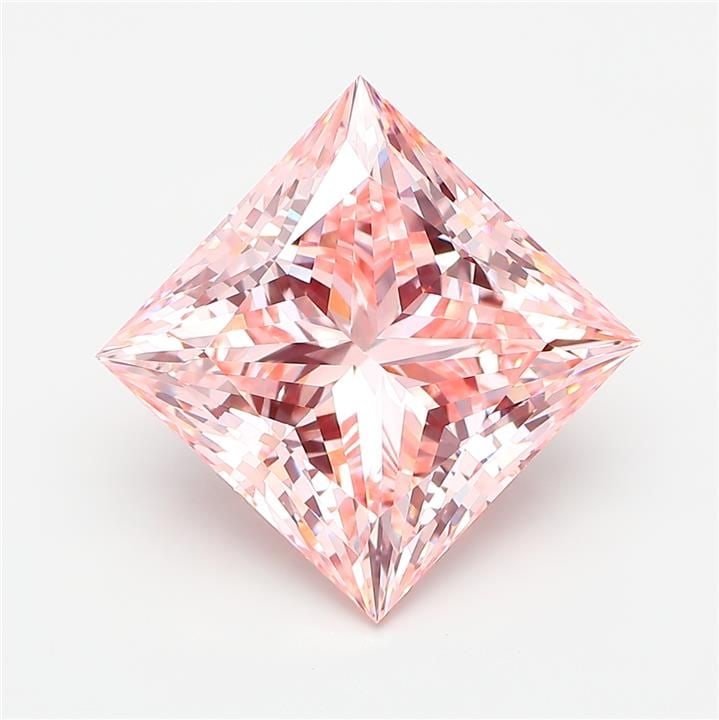 Loose Diamond - PRINCESS 8.09ct Fancy Intense Pink VVS1: Loose Diamond - PRINCESS 8.09ct Fancy Intense Pink VVS1 Source: This is a real non-mined Diamond that has been grown in a lab Shape: PRINCESS Carats: 8.09 Color: Fancy Intense Pink Certification: IGI 