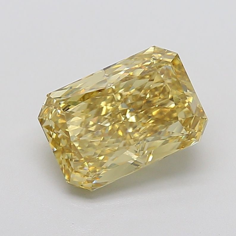 Loose Diamond - RADIANT 5.01ct Fancy Intense Gray Yellow VS1: Loose Diamond - RADIANT 5.01ct Fancy Intense Gray Yellow VS1 Source: This is a real non-mined Diamond that has been grown in a lab Shape: RADIANT Carats: 5.01 Color: Fancy Intense Gray Yellow Certific