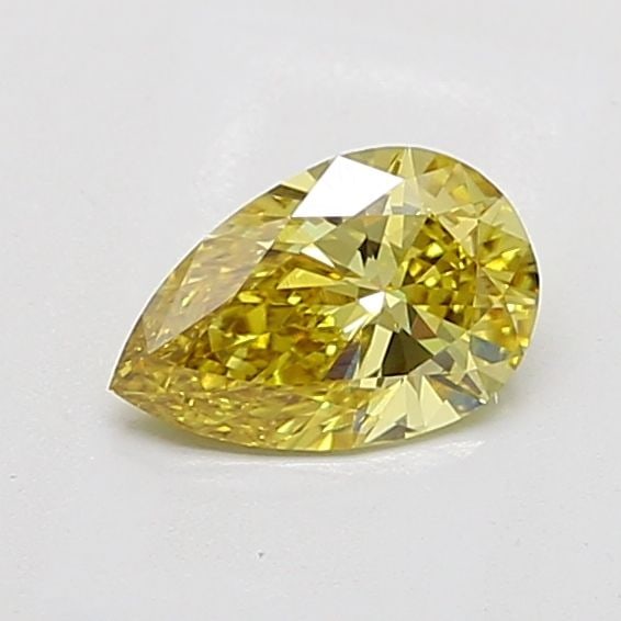 Loose Diamond - PEAR 1.11ct Fancy Intense Yellow VS1: Loose Diamond - PEAR 1.11ct Fancy Intense Yellow VS1 Source: This is a real non-mined Diamond that has been grown in a lab Shape: PEAR Carats: 1.11 Color: Fancy Intense Yellow Certification: IGI Video