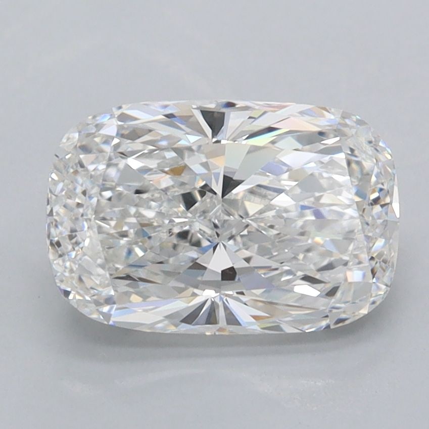 Loose Diamond - CUSHION MODIFIED 2.07ct E FL: Loose Diamond - CUSHION MODIFIED 2.07ct E FL Source: This is a real non-mined Diamond that has been grown in a lab Shape: CUSHION MODIFIED Carats: 2.07 Color: E Clarity: FL Certification: IGI Video: