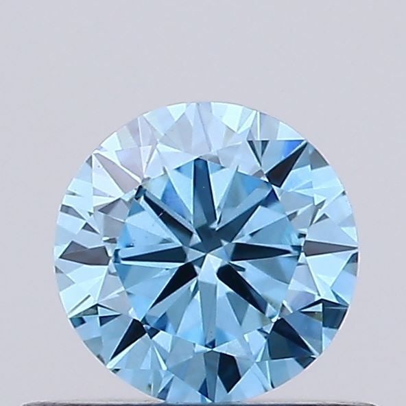 Loose Diamond - ROUND 0.45ct Fancy Vivid Blue VVS2: Loose Diamond - ROUND 0.45ct Fancy Vivid Blue VVS2 Source: This is a real non-mined Diamond that has been grown in a lab Shape: ROUND Carats: 0.45 Color: Fancy Vivid Blue Certification: IGI Video: