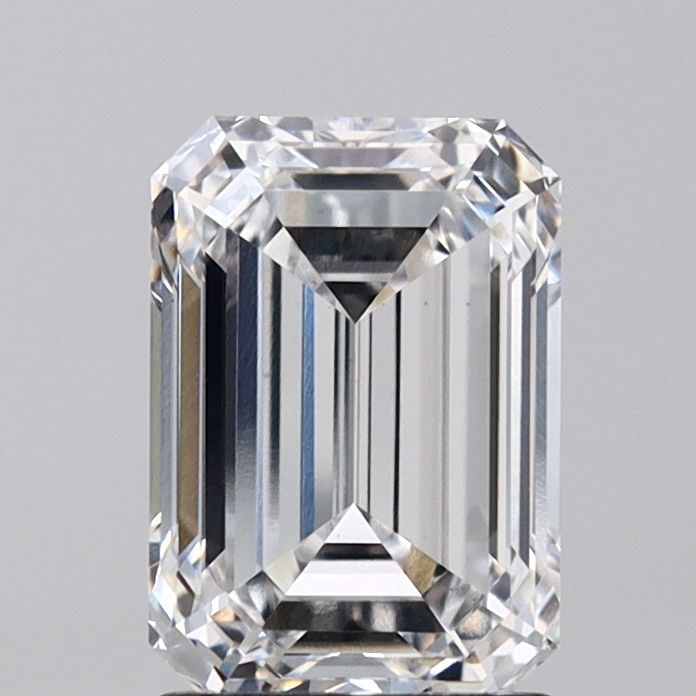 Loose Diamond - EMERALD 2.08ct D VS1: Loose Diamond - EMERALD 2.08ct D VS1 Source: This is a real non-mined Diamond that has been grown in a lab Shape: EMERALD Carats: 2.08 Color: D Clarity: VS1 Certification: IGI Video: