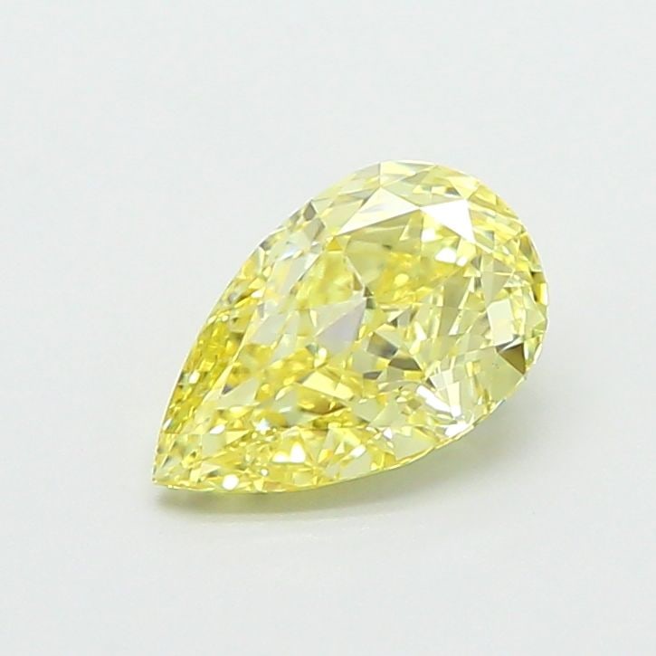 Loose Diamond - PEAR 1.07ct Fancy Intense Yellow VS1: Loose Diamond - PEAR 1.07ct Fancy Intense Yellow VS1 Source: This is a real non-mined Diamond that has been grown in a lab Shape: PEAR Carats: 1.07 Color: Fancy Intense Yellow Certification: IGI Video